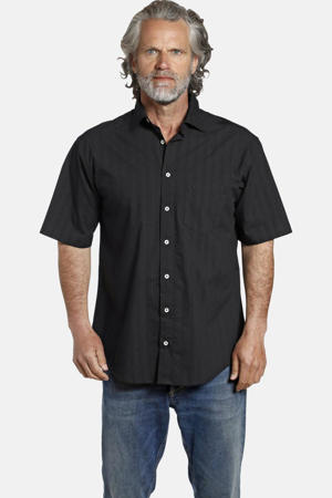 casual overhemd met textuur JORMA Plus Size zwart