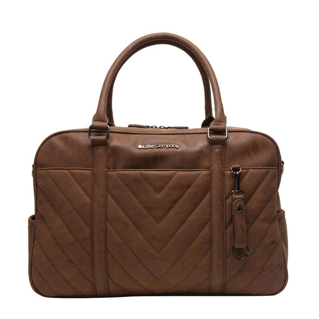 Little Company Amsterdam Quilted luiertas cognac