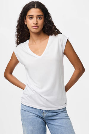 T-shirt PCKAMALA wit