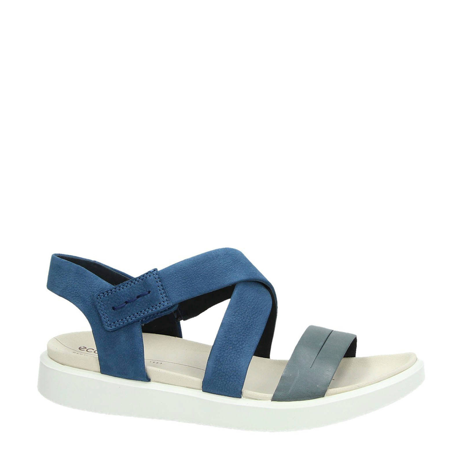 Ecco best sale sandalen blauw