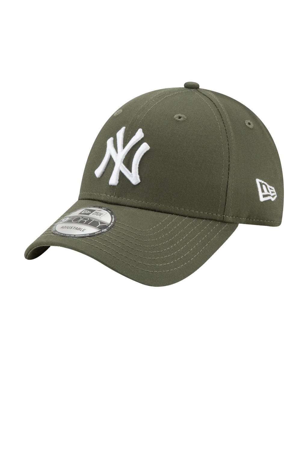 New Era 9Forty pet kaki/wit