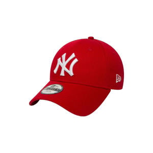 Junior pet 9Forty NY rood/wit