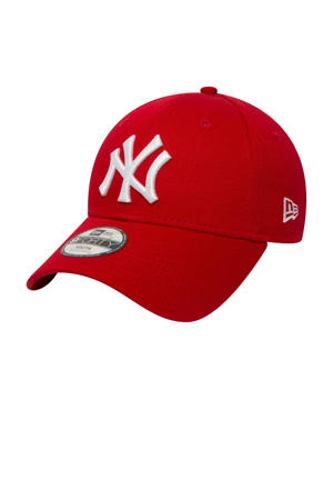 Junior pet 9Forty NY rood/wit
