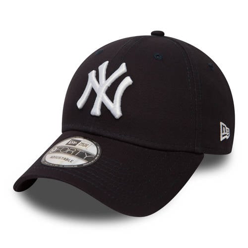 New Era Senior pet 9Forty NY donkerblauw/wit afbeelding