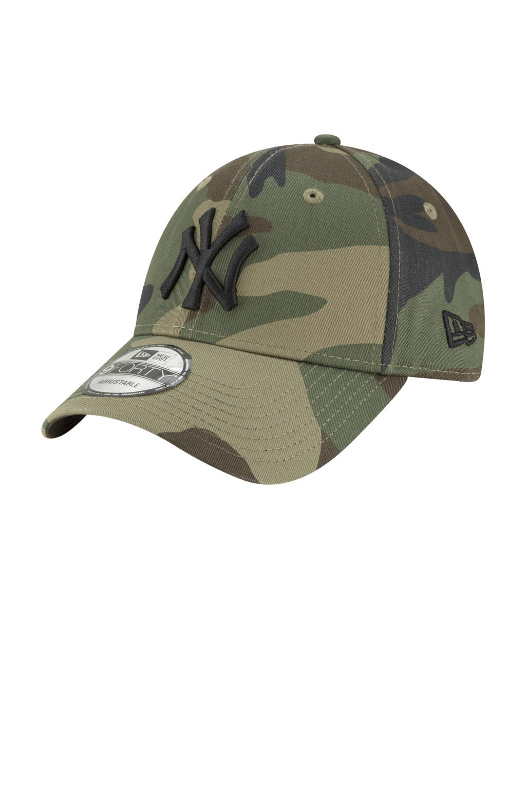 New Era 9Forty pet camouflageprint, Kaki/zwart