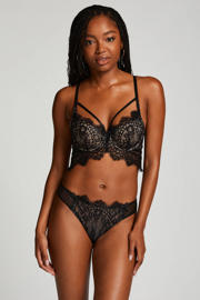 thumbnail: Hunkemöller voorgevormde longline beugelbh Marilee zwart