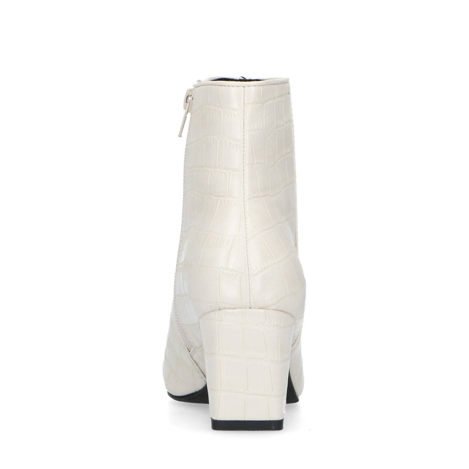 enkellaarzen crocoprint off white enkellaarzen crocoprint off white