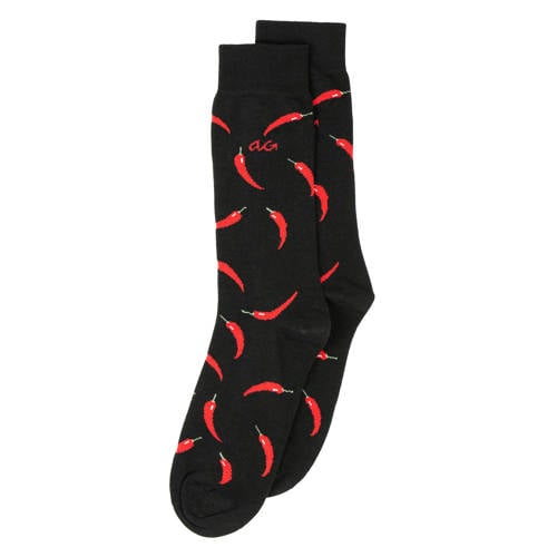 Alfredo Gonzales sokken Red Peppers zwart afbeelding