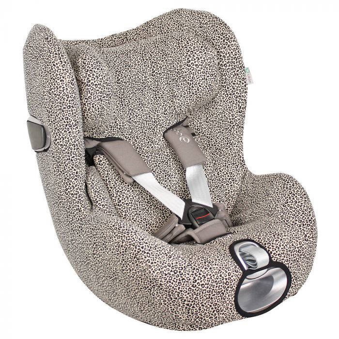 Ukje autostoelhoes Cybex Sirona Z groep 1+ luipaard beige | wehkamp