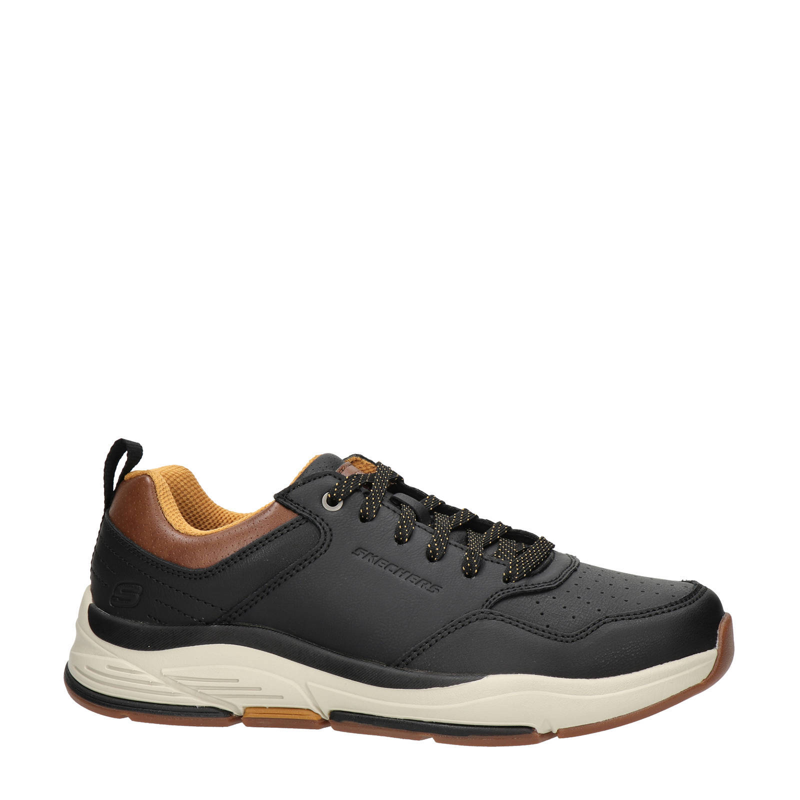 Skechers Streetwear veterschoenen zwart | wehkamp