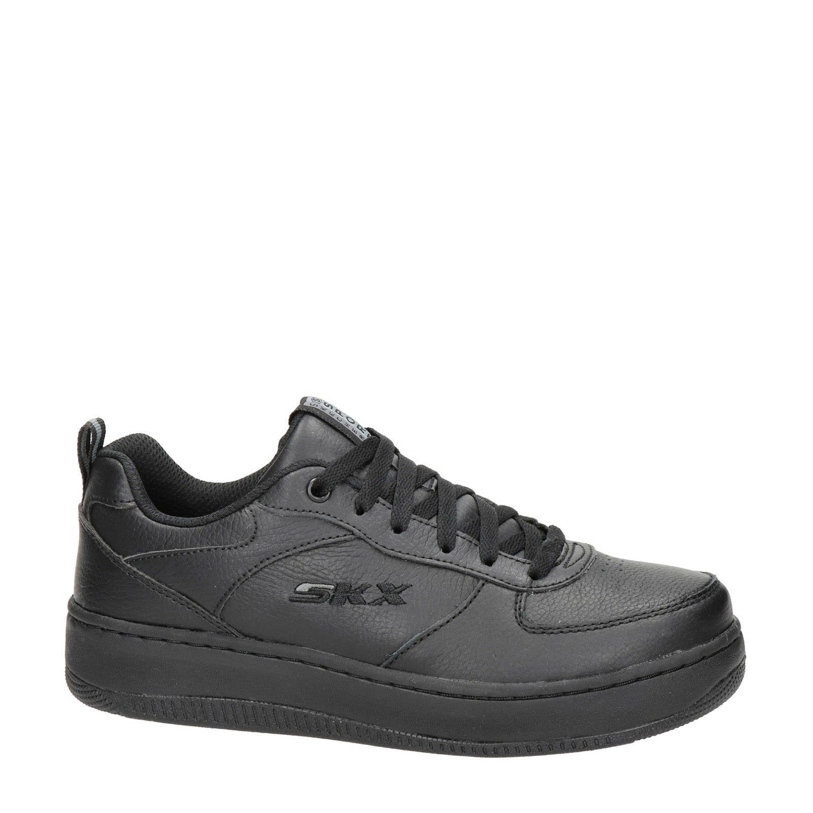 Skechers SKX leren sneakers zwart | wehkamp