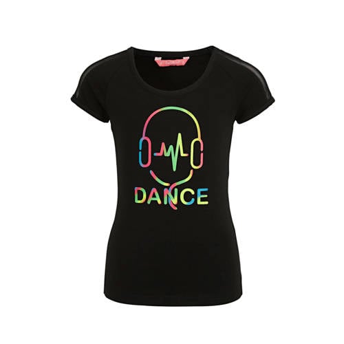 Papillon sportshirt zwart/multi afbeelding