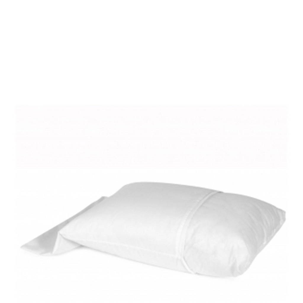 Vandyck polyester molton stretch kussensloop met rits (set van 2), Wit