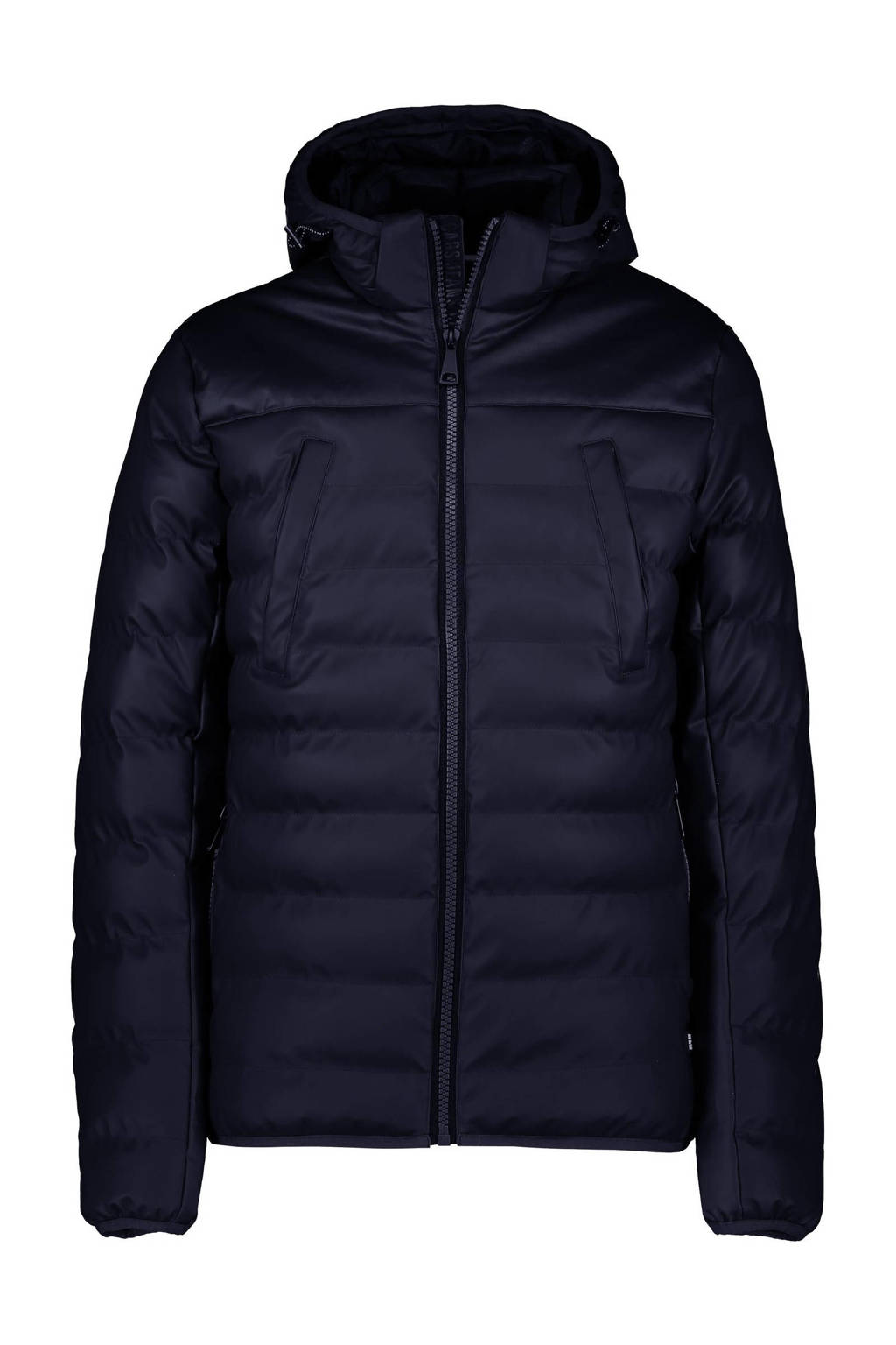 Cars gewatteerde winterjas Bready donkerblauw, Donkerblauw