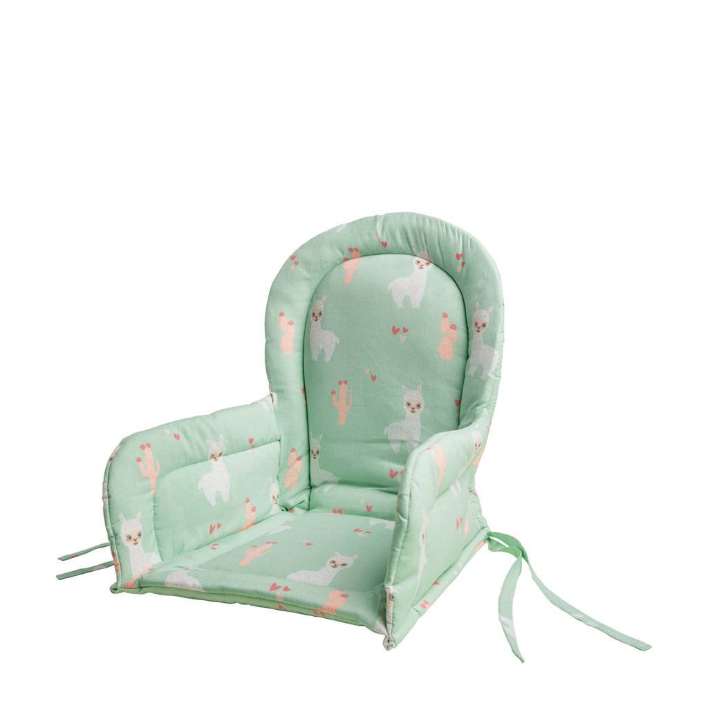 Briljant Baby stoelverkleiner lamaprint groen, Groen Lama