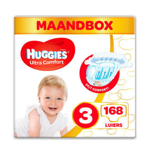 Ultra Comfort luiers maat 3 (4-9 kg) 168 luiers