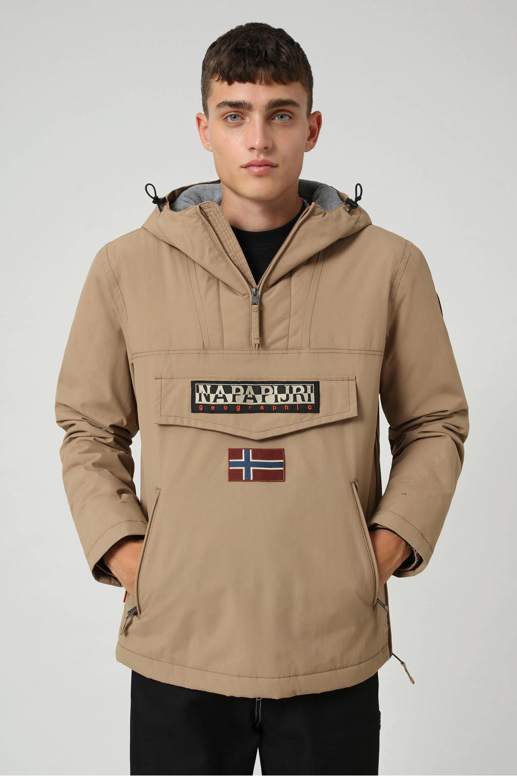 Jas Napapijri Youth Rainforest Winter Dark Grey Solid