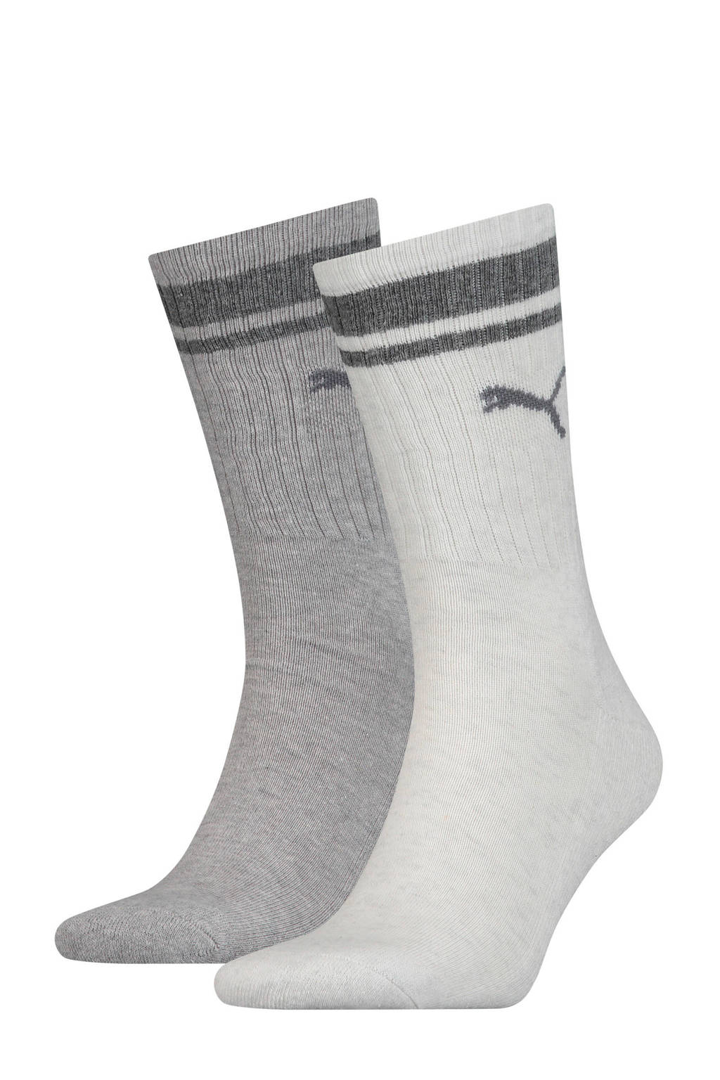 Puma sokken - set van 2 grijs/wit, Lichtgrijs