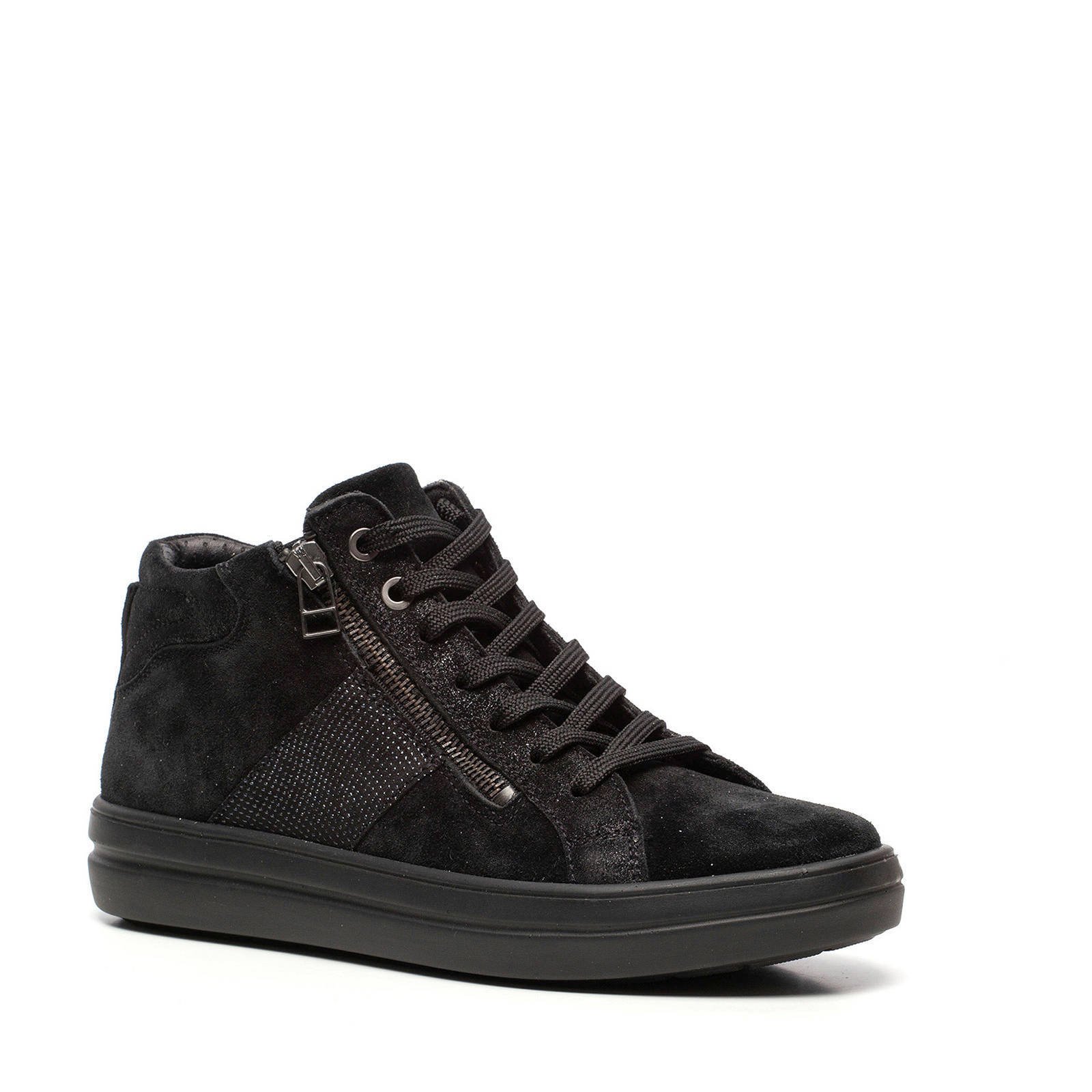 Hoge leren sneakers online dames