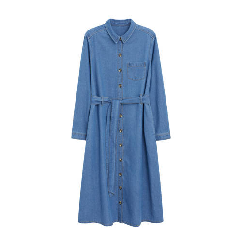 Violeta by Mango blousejurk blauw Violeta by Mango blousejurk blauw