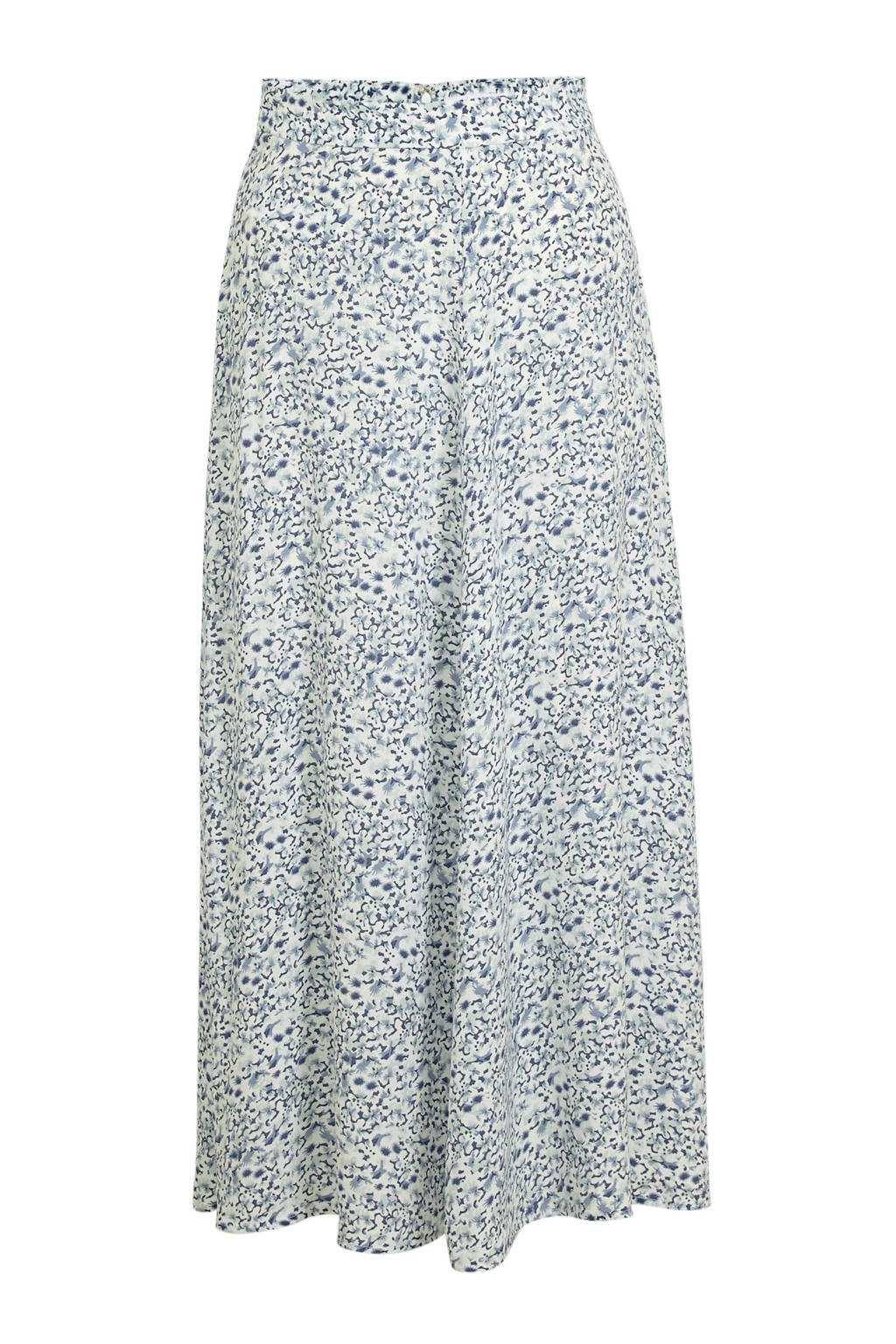 Mango gebloemde rok middenblauw