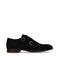 Manfield suède gespschoenen zwart