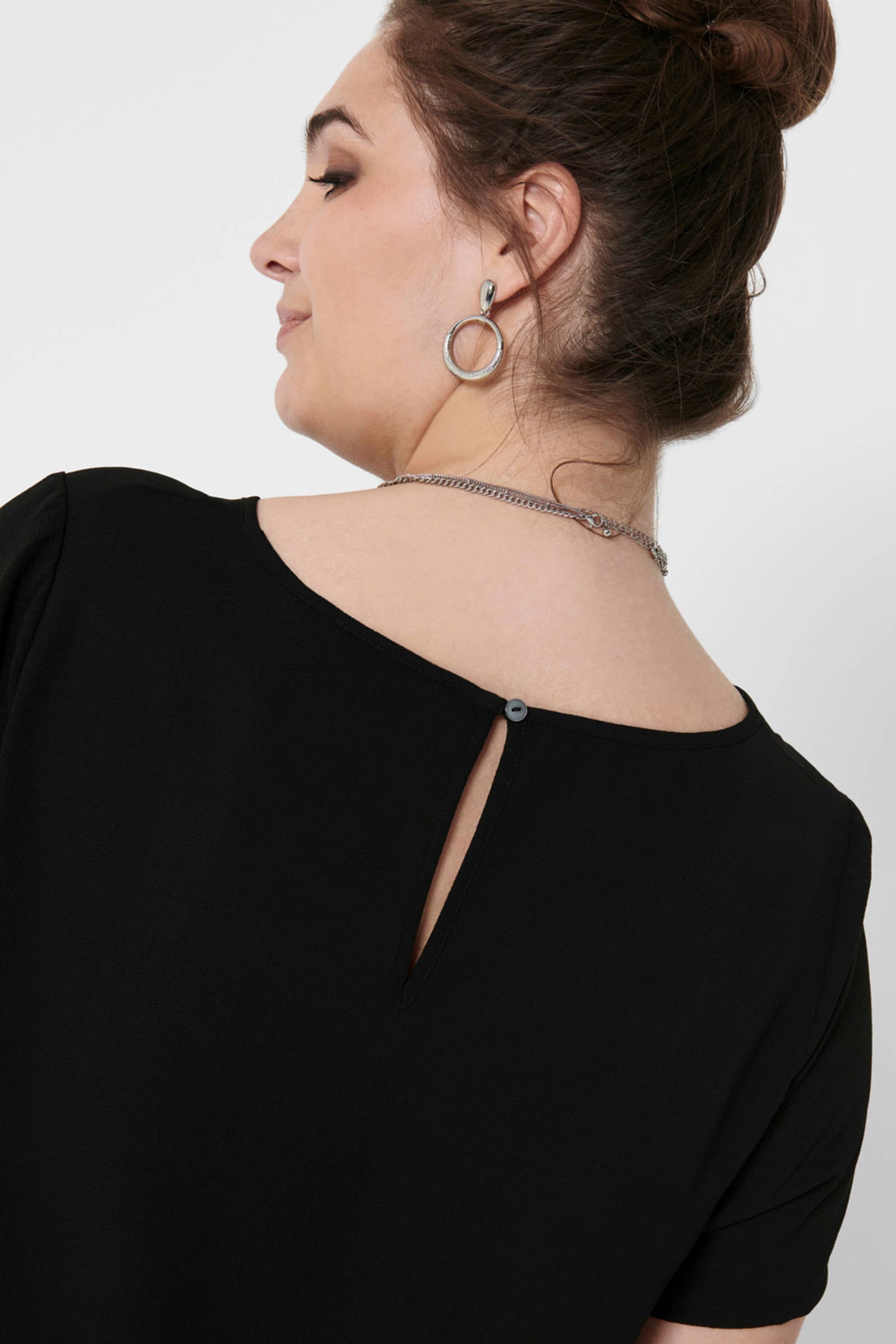 CARVICA LIFE SS TOP WVN NOOS | Only Carmakoma | MORE Fashion