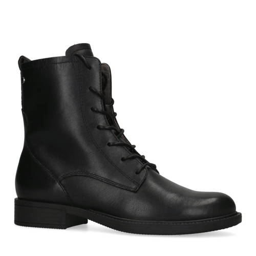 No Stress leren veterboots zwart afbeelding
