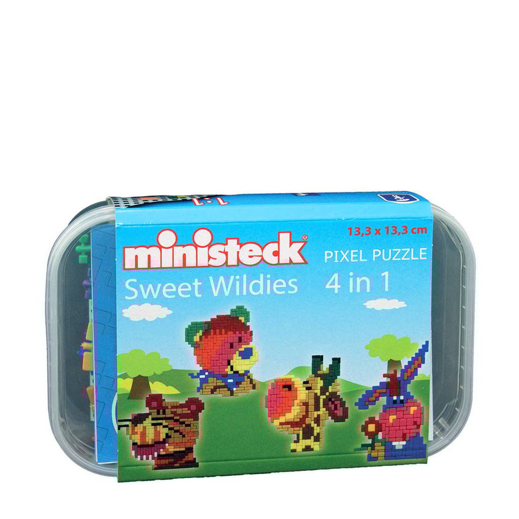 Ministeck Wilde Dieren Box, 500 steentjes