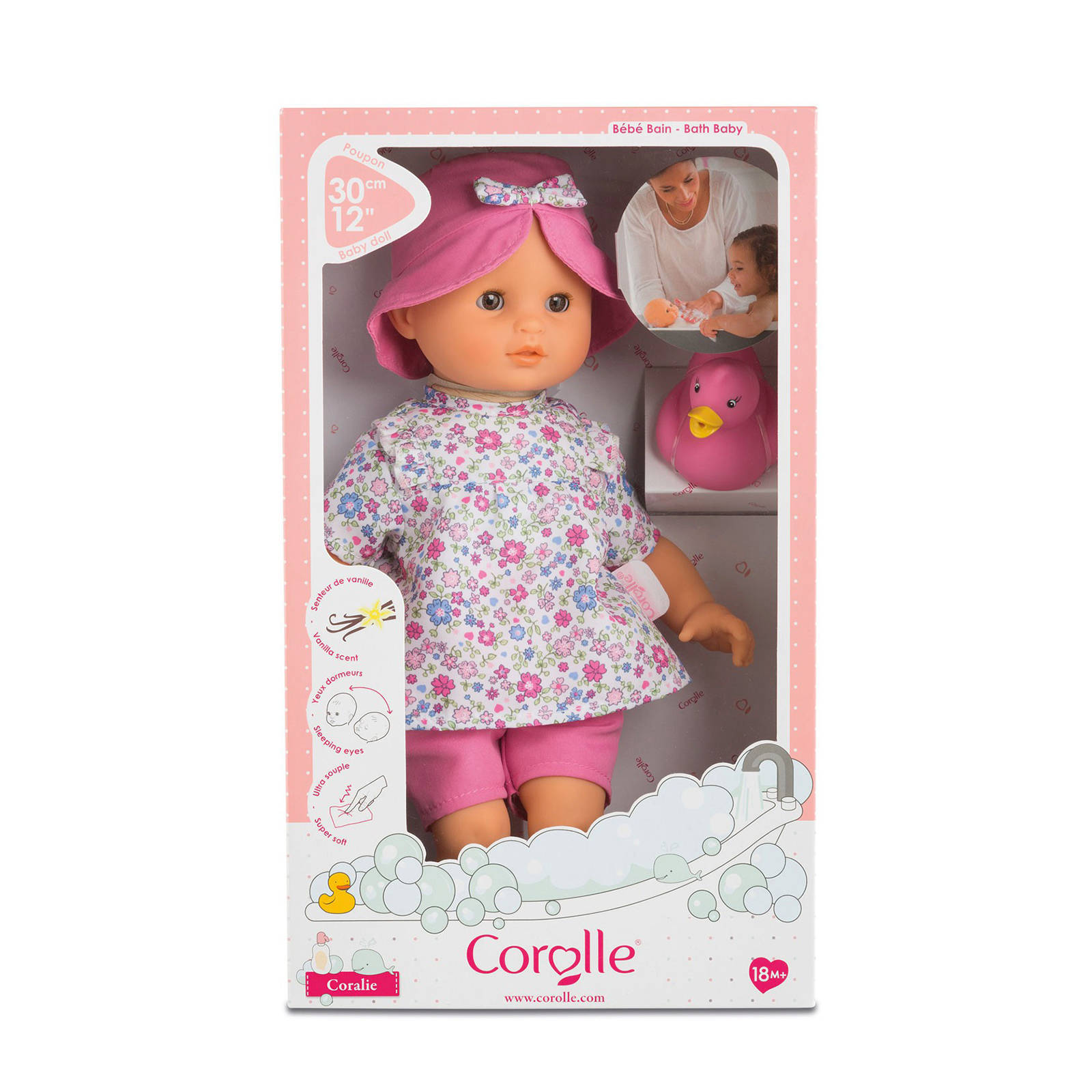 Corolle Mon Premier Poupon Badpop Flowers, 30 cm | wehkamp corolle baby badpop jongen 30 cm | ilovespeelgoed.nl