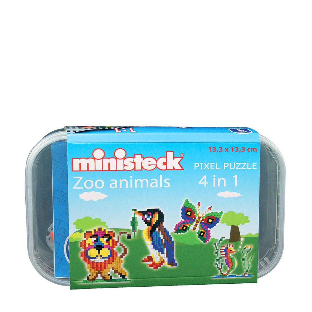 Ministeck Dierentuin Dieren Box, 510 steentjes