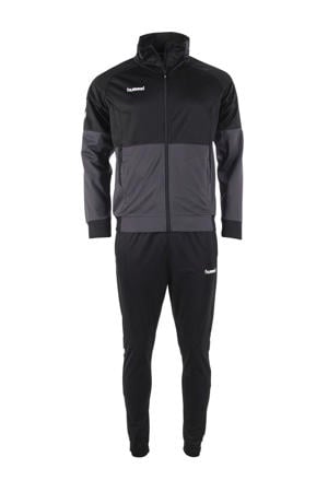 Junior trainingspak zwart/grijs