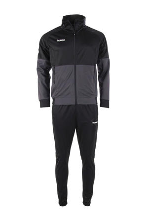 Junior  trainingspak zwart/grijs