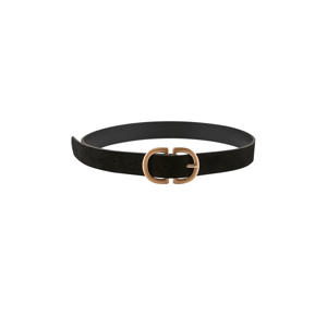 suède riem PCJUVA zwart/goud