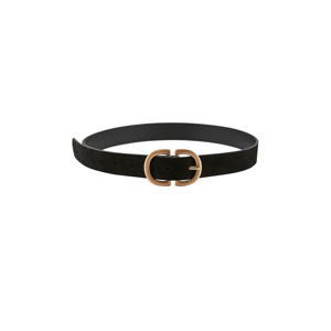 suède riem PCJUVA zwart/goud