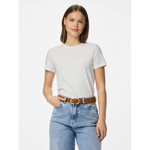 PIECES suède riem PCJUVA cognac afbeelding
