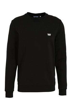 sweater met logo zwart