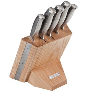 Wehkamp Diamant Sabatier messenblok (set van 5) aanbieding Wehkamp Diamant Sabatier messenblok (set van 5) aanbieding