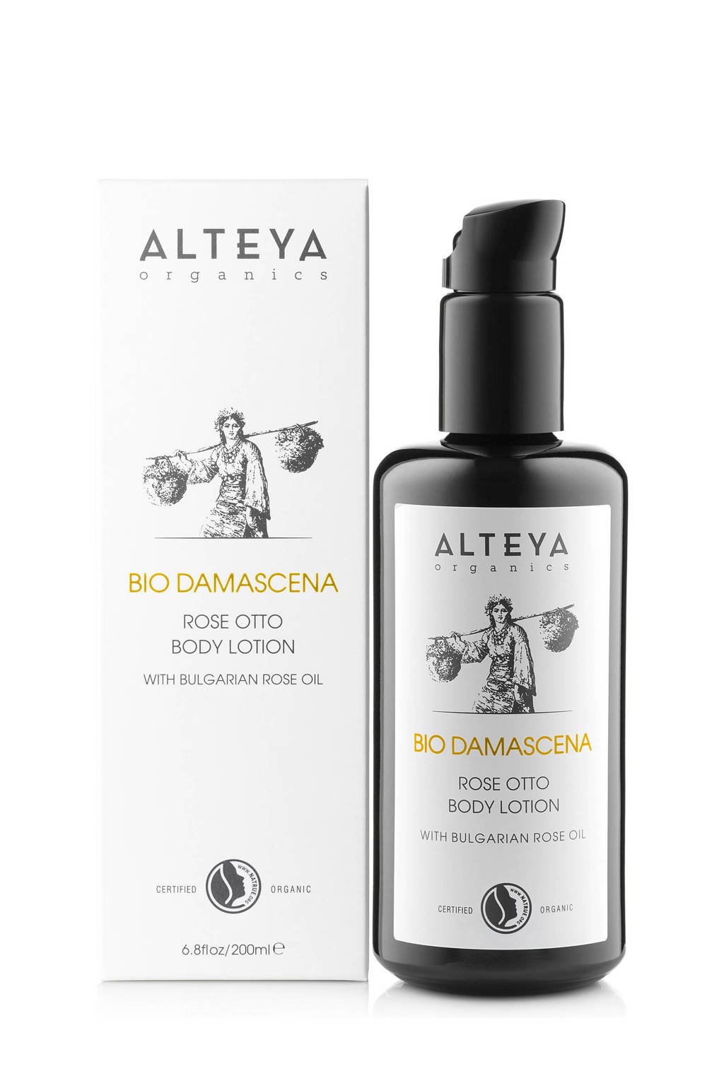 Alteya Organic Rose Otto Bio Damascena bodylotion - 200 ml