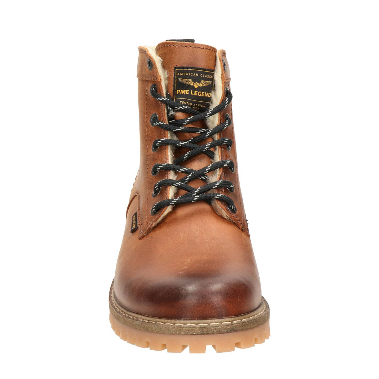 PME Legend Stratorib veterboots cognac | wehkamp