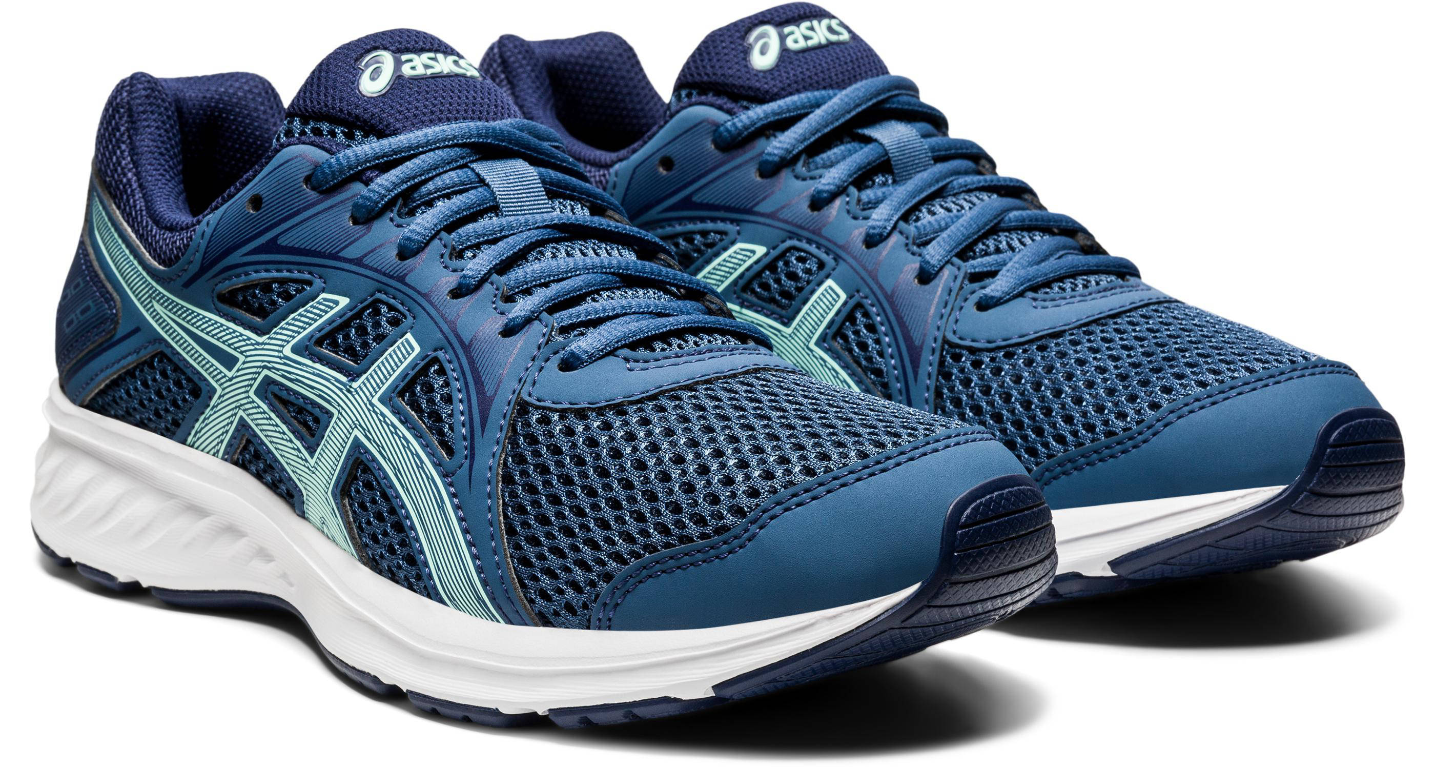 ASICS Jolt 2 hardloopschoenen blauw/lichtblauw | wehkamp