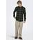 ONLY & SONS geruit slim fit overhemd ONSGUDMUND groen