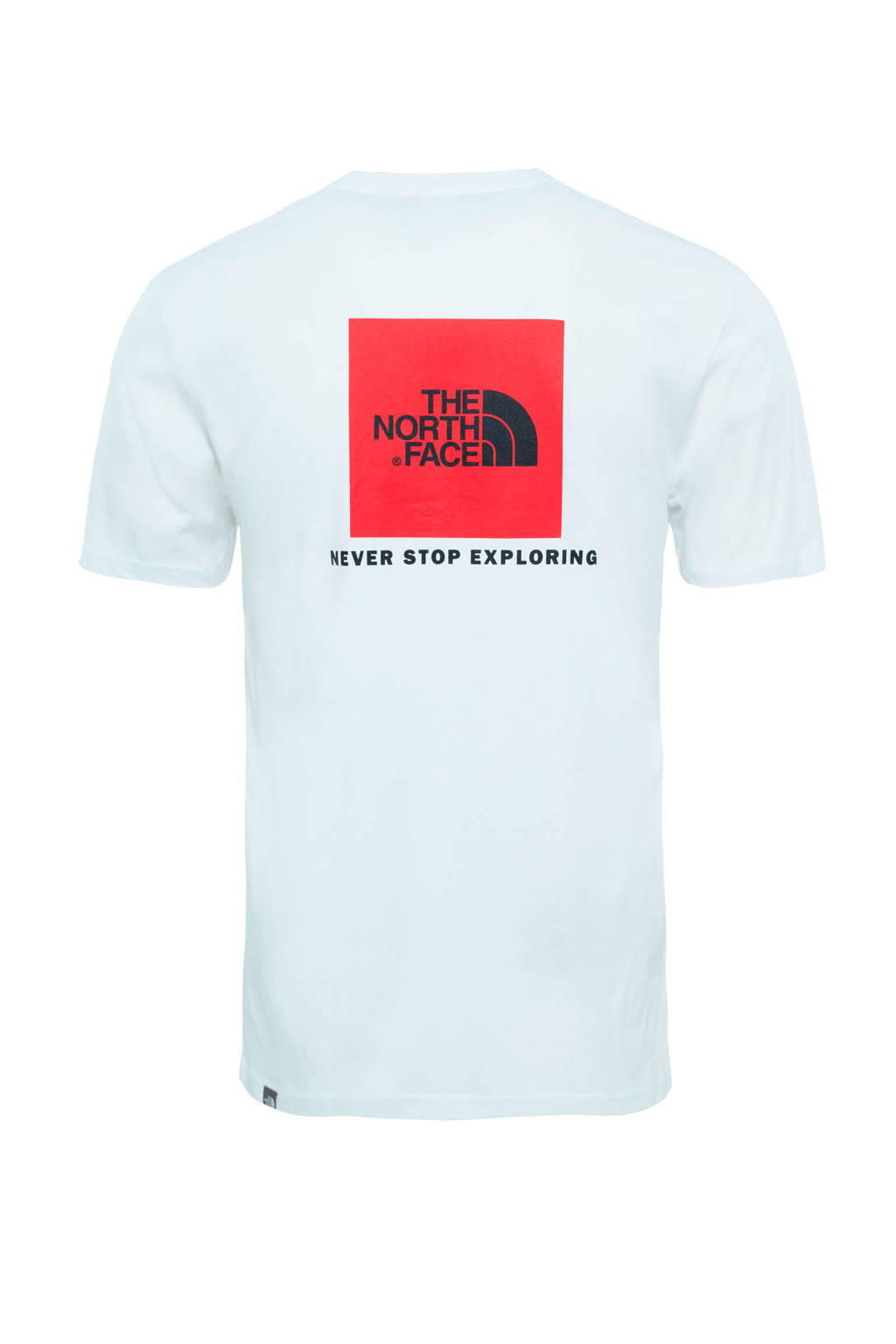 Resistent Bij zonsopgang Bijna dood The North Face T-shirt Redbox wit/rood | wehkamp