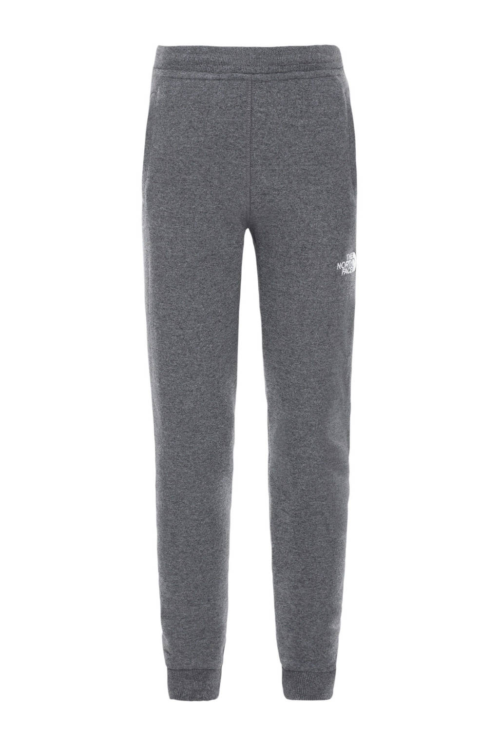 The North Face regular fit joggingbroek Fleece Pant met logo grijs melange, Grijs melange