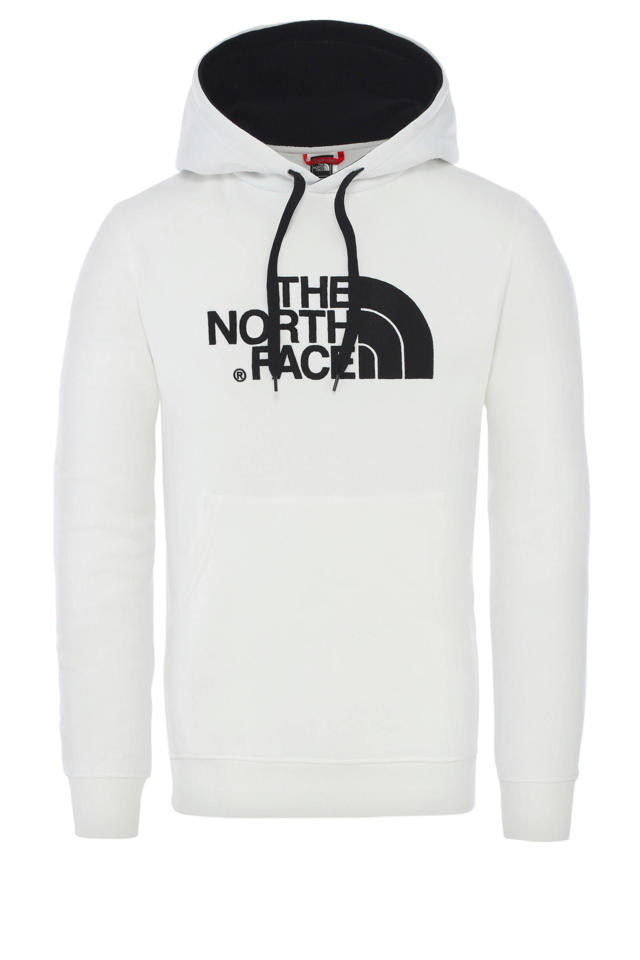 groef het beleid Nu The North Face hoodie wit/zwart | wehkamp