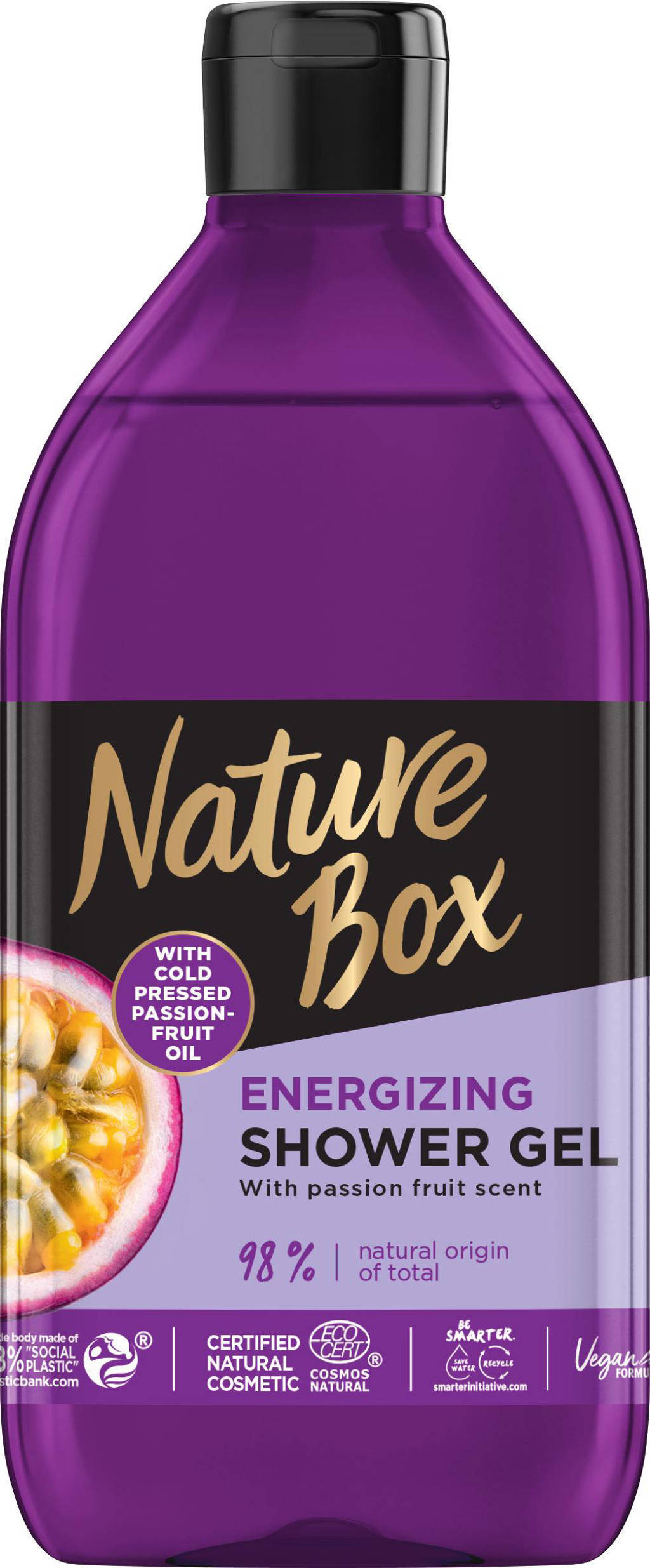 Nature Box Passion Fruit douchegel - 385 ml