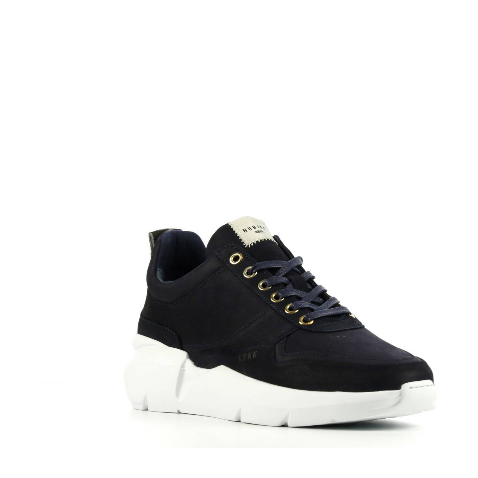 Nubikk Tanuki Fresh nubuck sneakers donkerblauw | wehkamp