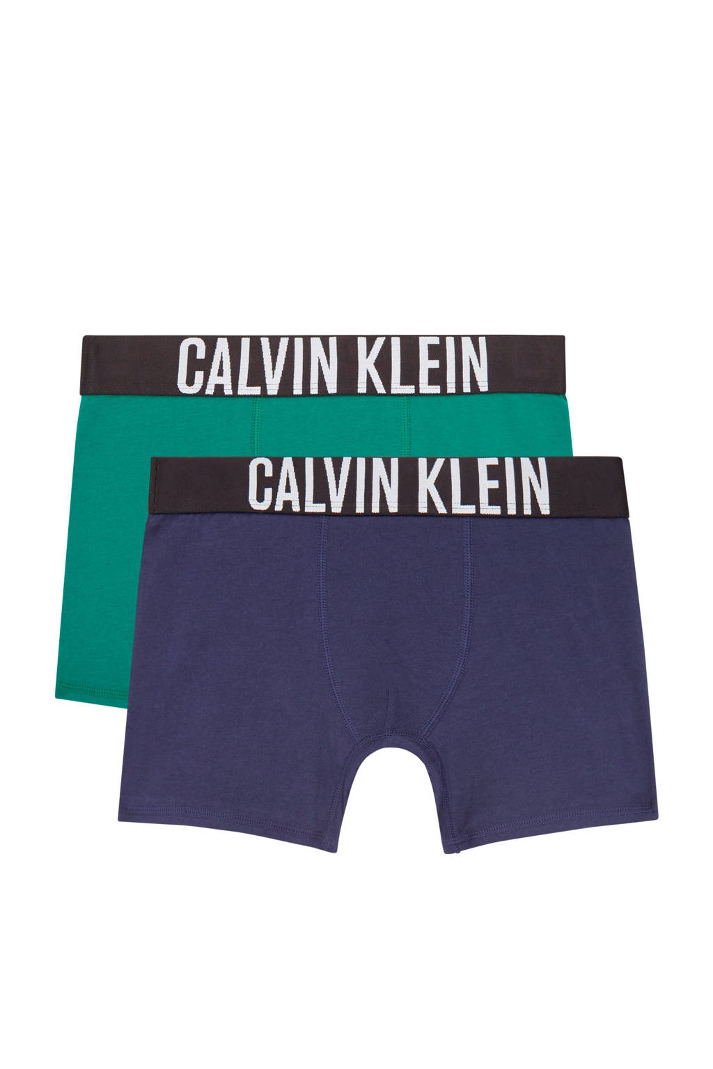 CALVIN KLEIN boxershort - set van 2 groen/blauw, Groen/blauw