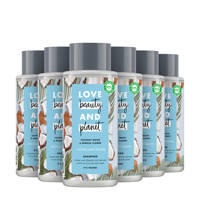 Love Beauty and Planet coconut water & mimosa flower volume and bounty shampoo - 6 x 400 ml - voordeelverpakking