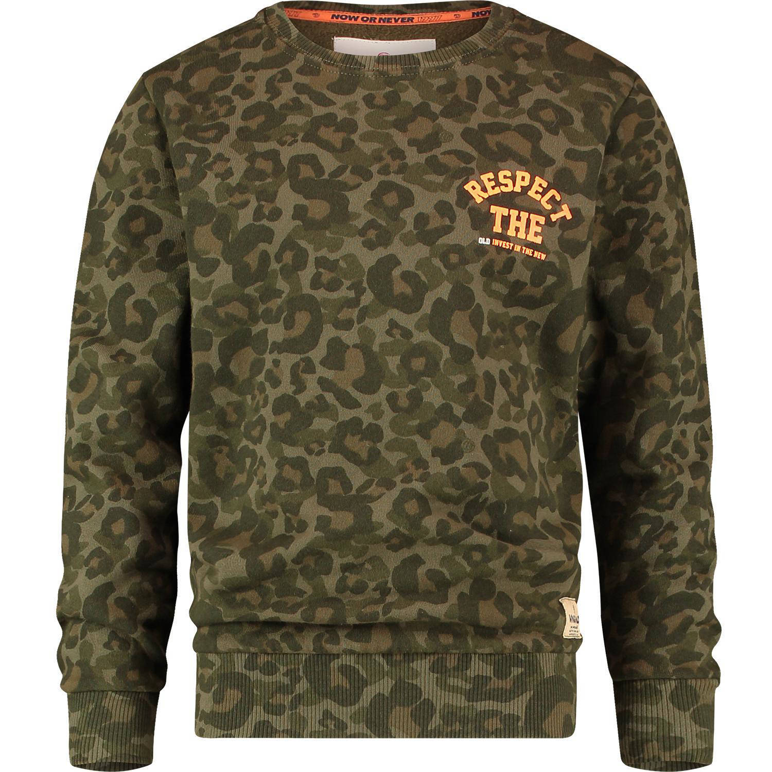 Vingino truien kopen Vind jouw Vingino truien online op Nike sweater met all over panterprint okergeel | wehkamp